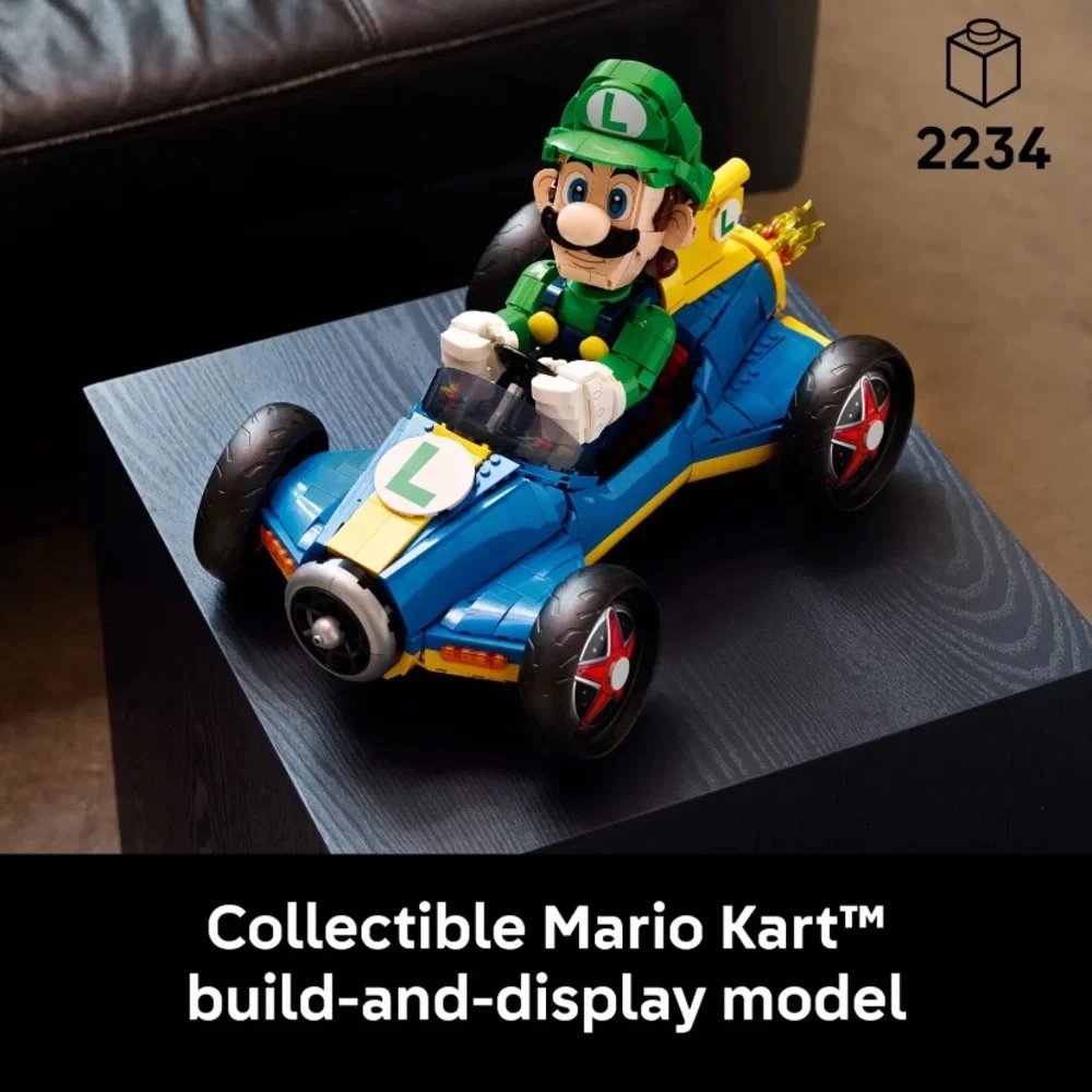LEGO Mario Kart Luigi & Mach 8 Building Set Set # 72050 - 2234 Pieces - 18+